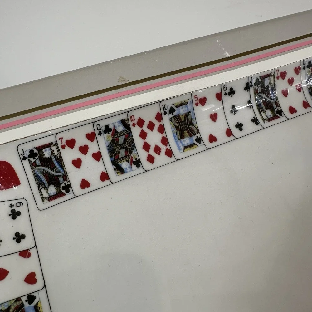 New NIB Queens CUT FOR COFFEE‎ Card Deck Bridge Bone China 11 3/4